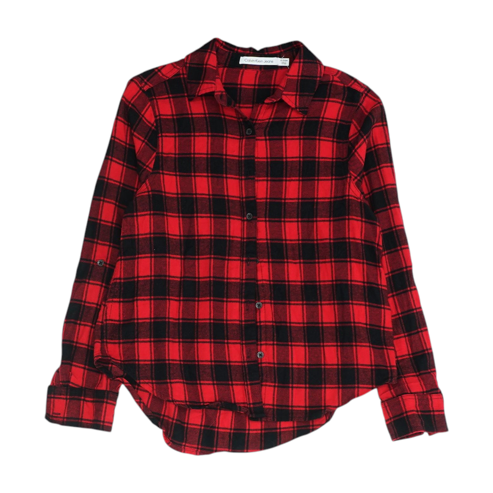 Red Plaid Button Down
