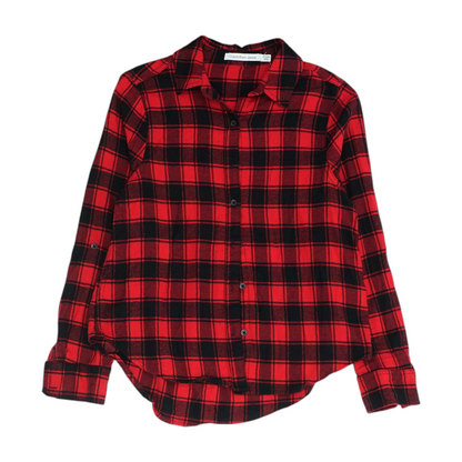 Red Plaid Button Down