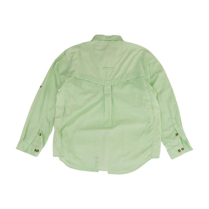 Green Active Button Down