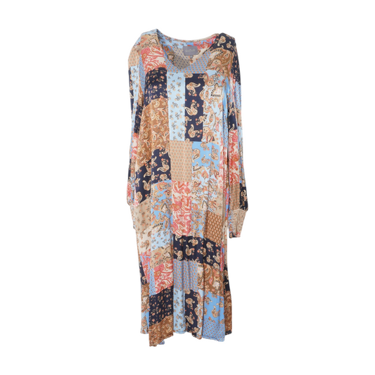 Multi Paisley Midi Dress