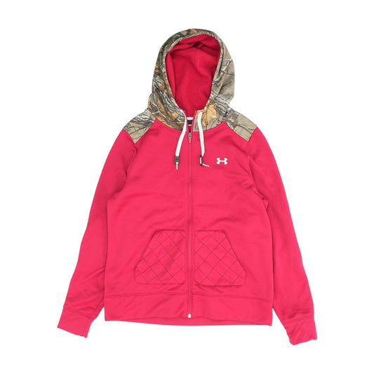 Red Color Block Active Jacket
