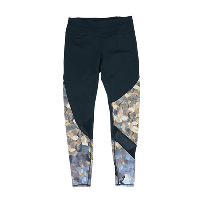 Black Color Block Active Leggings