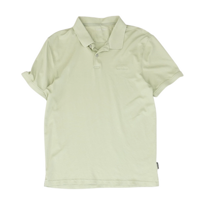Green Solid Short Sleeve Polo