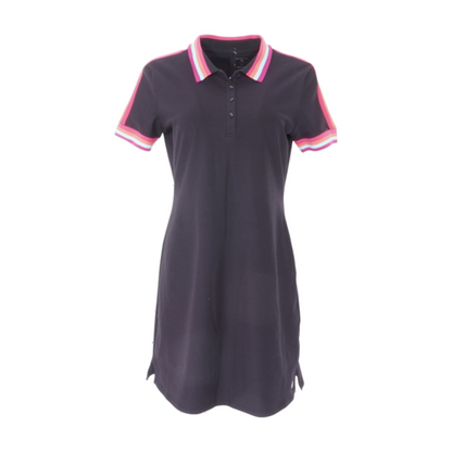 Black Color Block Mini Dress
