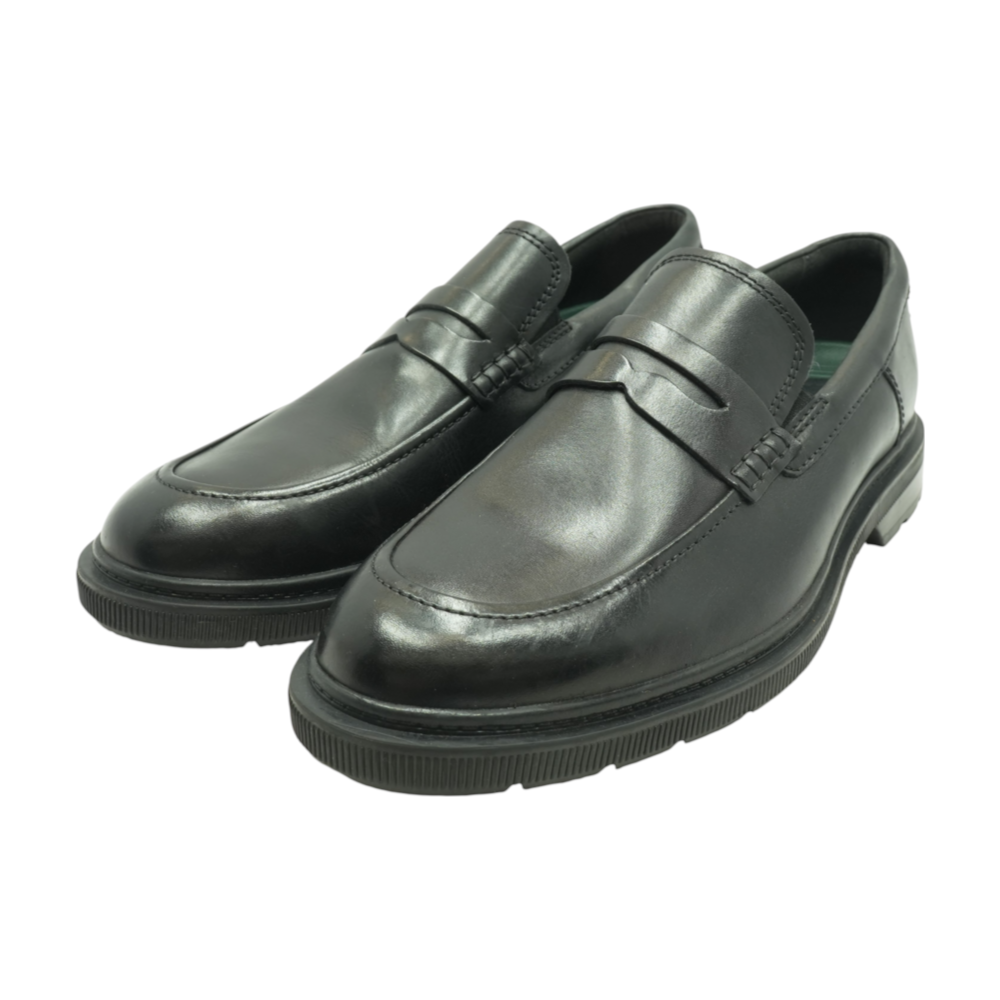 Black Slip-On Dress Shoes