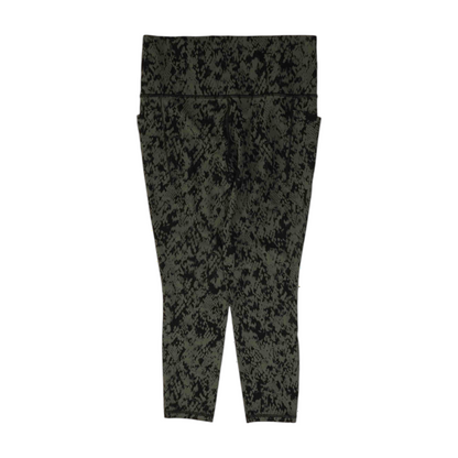 Gray Animal Print Active Leggings