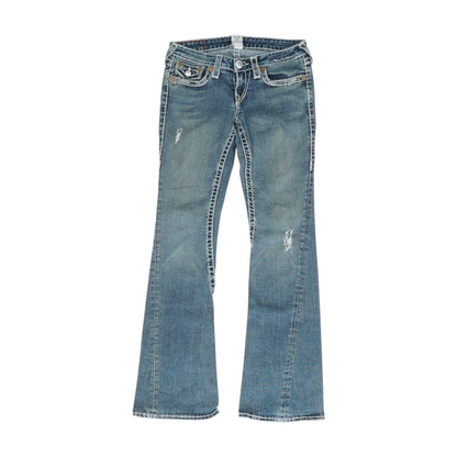 Blue Bootcut Jeans