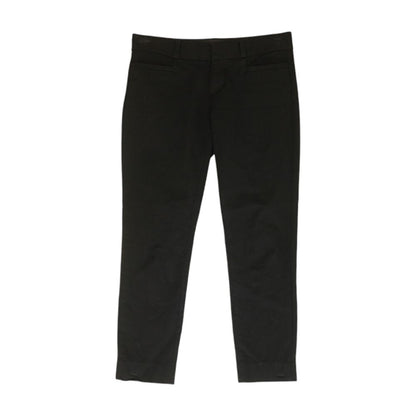 Black Solid Pants