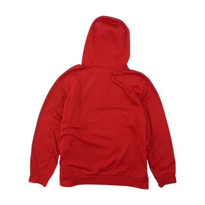 Red Solid Hoodie Pullover