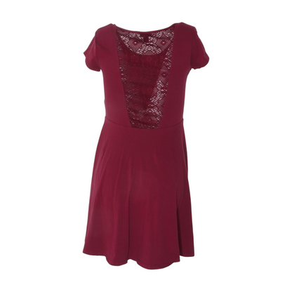 Maroon Mini Dress
