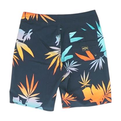 Black Tropical Swim Bottom