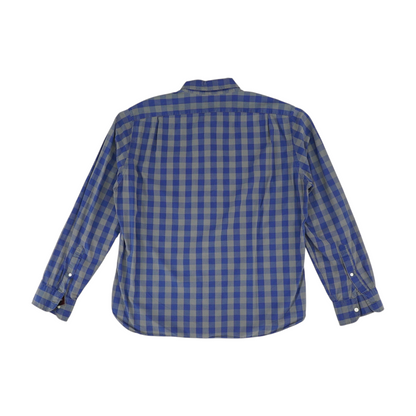 Blue Check Long Sleeve Button Down