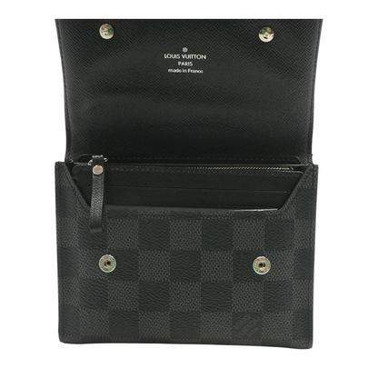 LV Compact Modulable Wallet in Damier Graphite Canvas