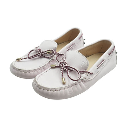 Pink Leather Gommino Driving Toddler Shoes