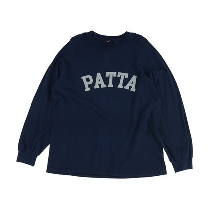 Navy Solid Sweatshirt Pullover