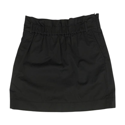Black Solid Mini Skirt