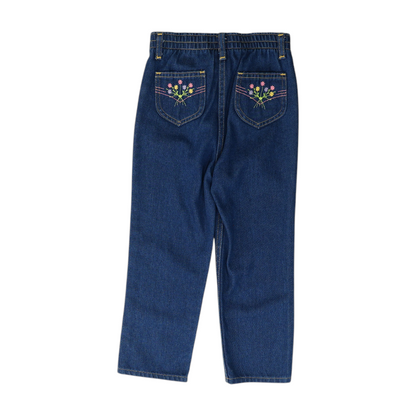 Vintage Blue Solid Jeans