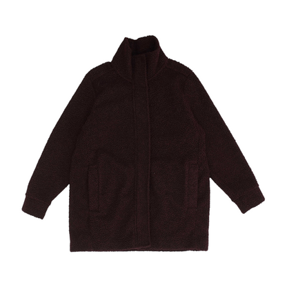 Burgundy Solid Jacket