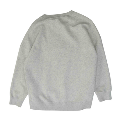 Gray Solid Sweatshirt Pullover
