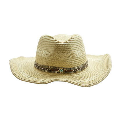 Beige Western Hat