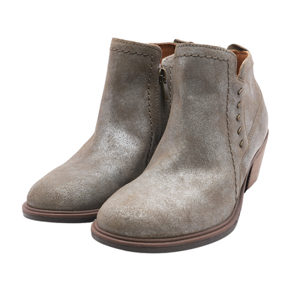 Gray Ankle Boots