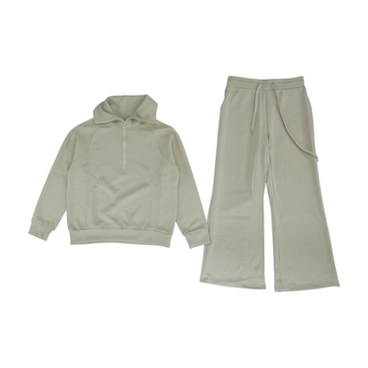 Beige Solid Active Set
