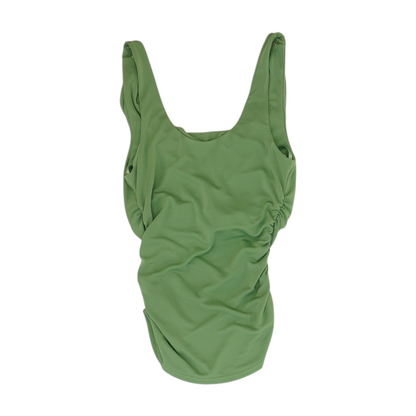 Green Cropped Blouse