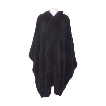 Black Solid Robe