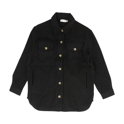 Black Solid Lightweight Jacket