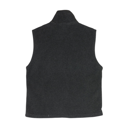 Vintage Gray Solid Casual Vest
