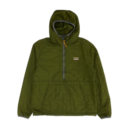 Green Solid 1/4 Zip Pullover