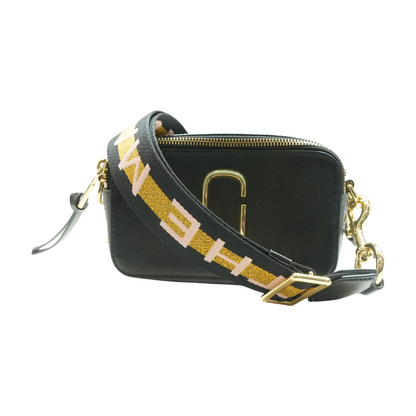 Black he Color Block Snapshot Bag