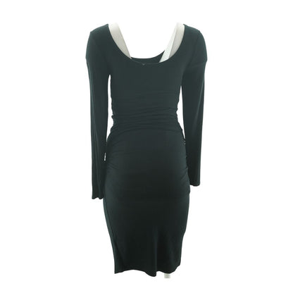 Black Maternity Midi Dress