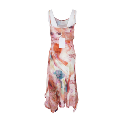 Multi Print Midi Dress