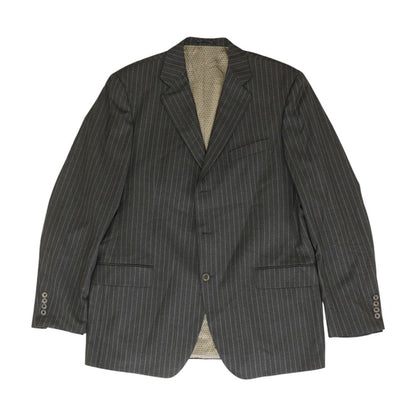 Gray Striped Sport Coat