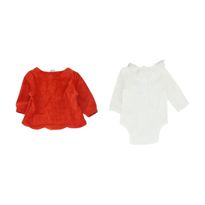 Red Long Sleeve Set