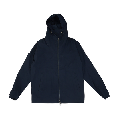 Navy Three Layer Fabric Storm System Windbreaker