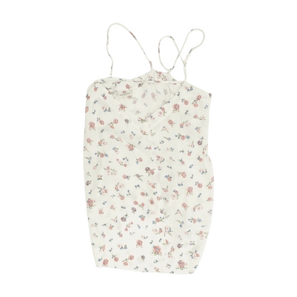 White Floral Blouse