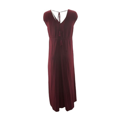 Maroon Maxi Dress