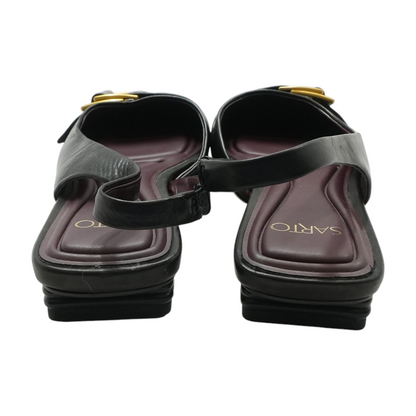 Black Slip-On Flats