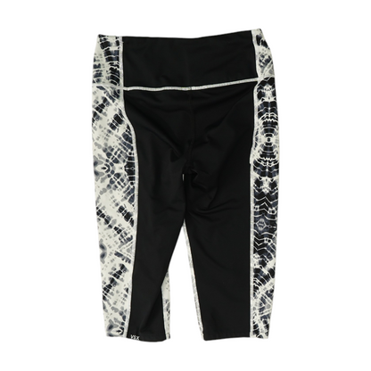 White Tie-Dye Active Leggings