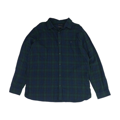 Multi Plaid Flannel Button Down