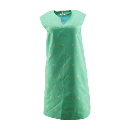 Green Floral Midi Dress