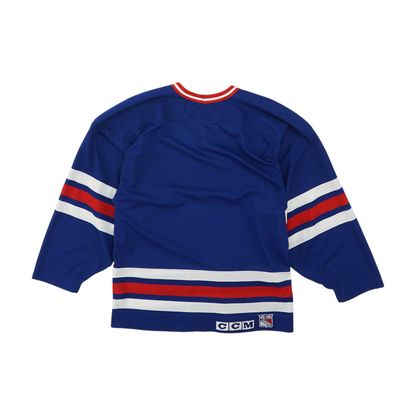 Vintage Men's Blue New York Rangers Long Sleeve Jersey