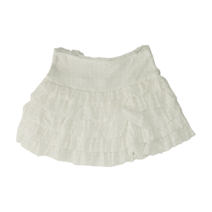White Mini Skort