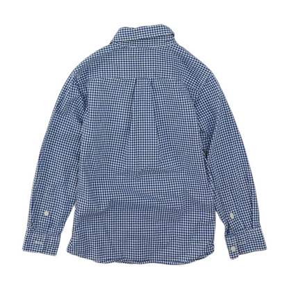 Blue Check Long Sleeve Button Down