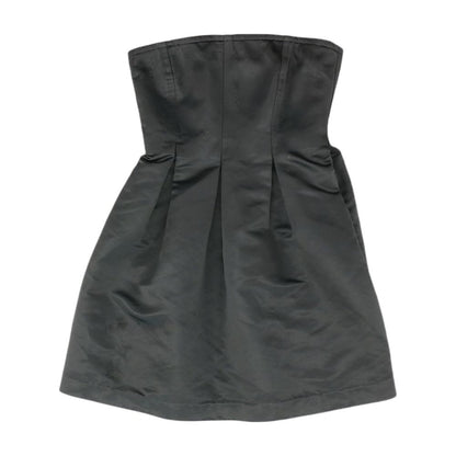Black Solid Mini Dress