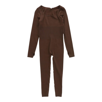 Black Solid Jumpsuit