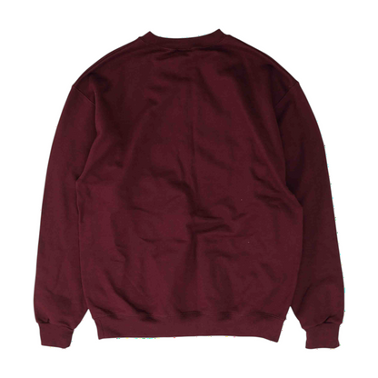 Maroon Harvard University Solid Sweatshirt Pullover