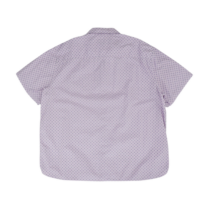 Lavender Abstract Short Sleeve Button Down